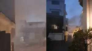 incendio casa grumo nevano 13 gennaio