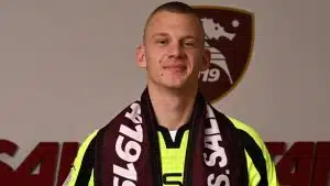 Oliver Christensen portiere Salernitana - foto US SALERNITANA 1919