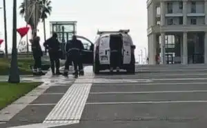 Infiltrazioni di acqua a Piazza della Libertà