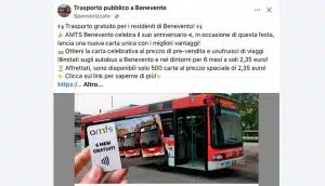 promozione bus truffa benevento