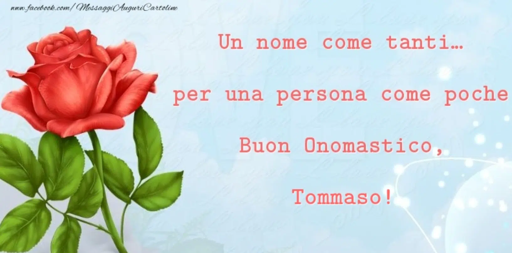 buon onomastico tommaso