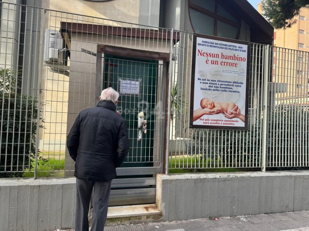 Neonato morto a Bari