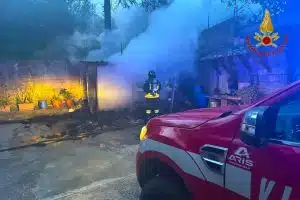 Foto dei vigili del fuoco