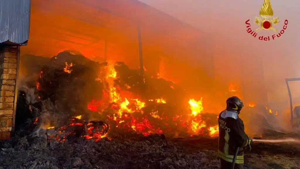 incendio bisaccia 30 gennaio