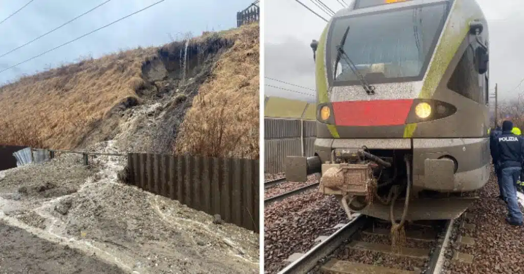 bolzano frana linea ferroviaria brennero