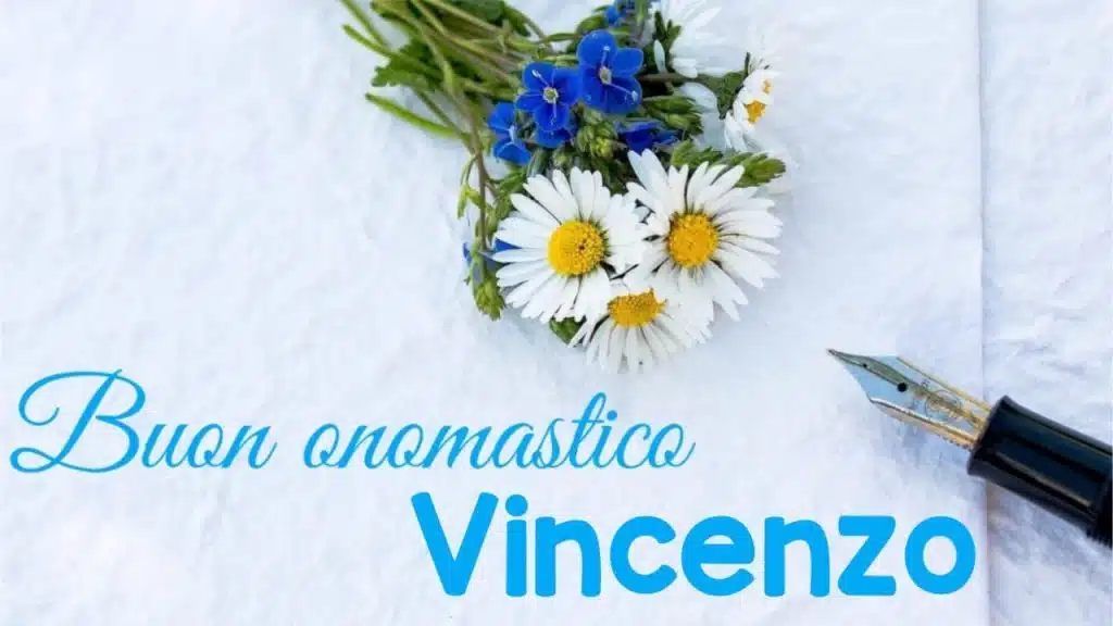 Buon onomastico Vincenzo