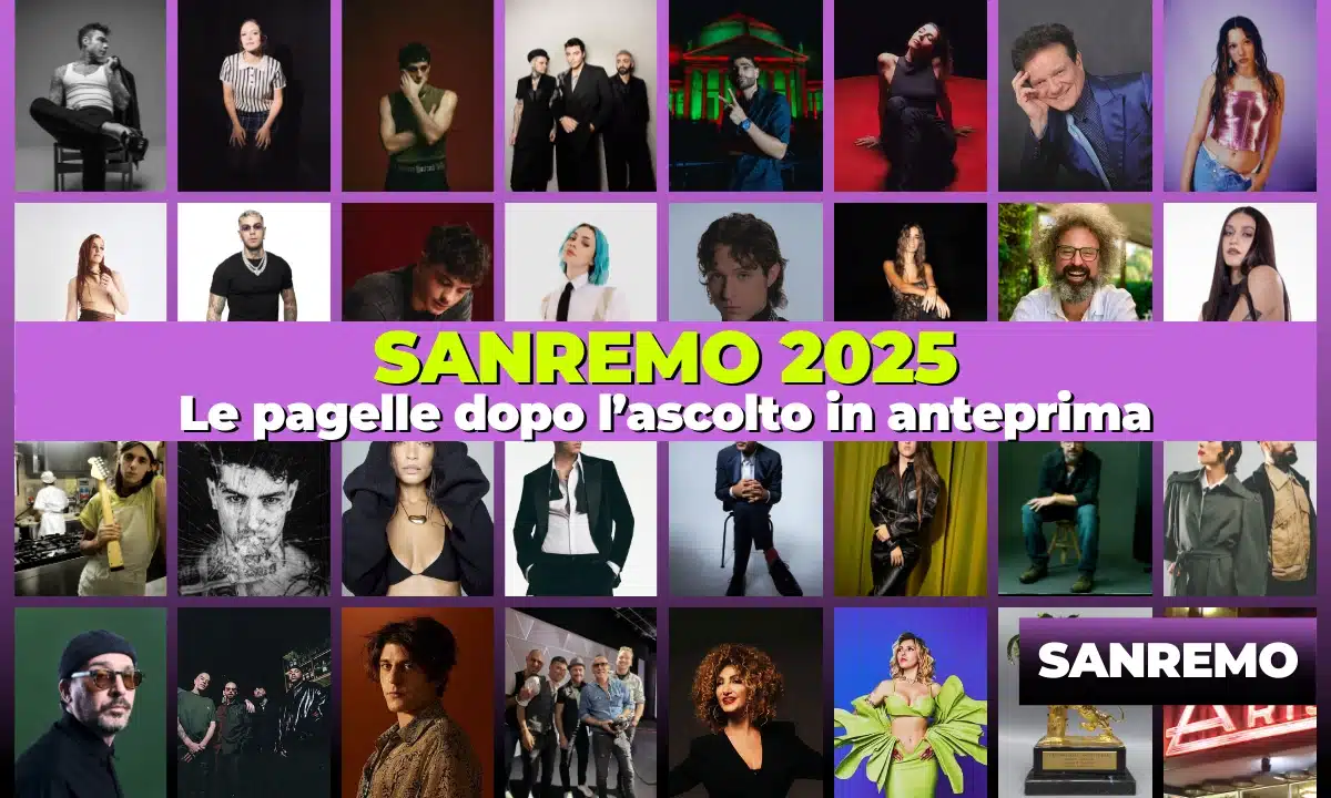 sanremo 2025 pagelle stampa