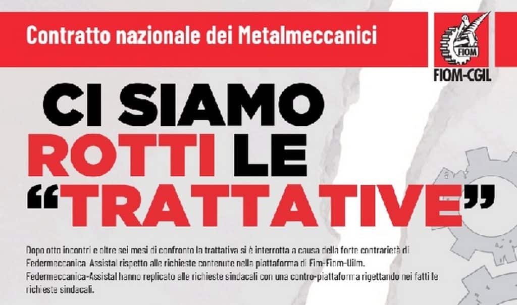 salerno sciopero metalmeccanici domani 15 gennaio