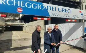 salerno inagurato nuovo parcheggio fratte