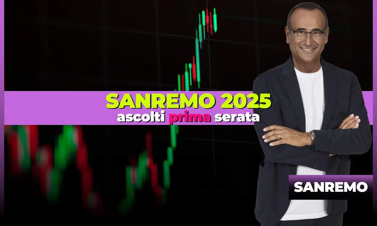 sanremo 2025 dati auditel prima serata