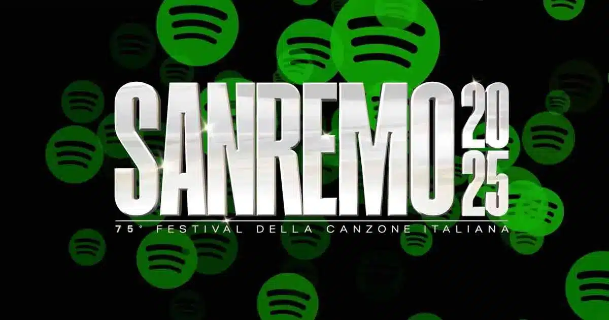 sanremo 2025 brani globale spotify