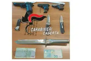 grazzanise armi banconote false arresto