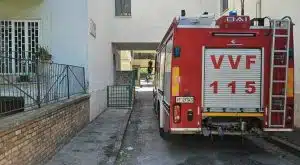 napoli incendio