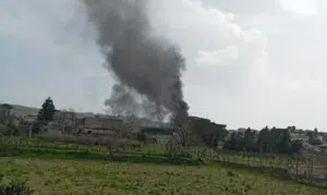 incendio fabbrica Marano